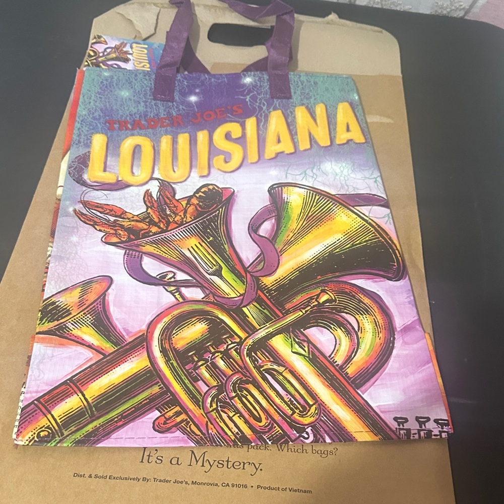 Louisiana Trader Joe’s reusable tote bag